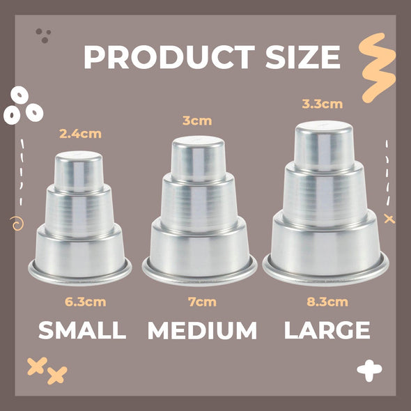 Mini Multi-Tier Cake Mold-Grand Kitchen