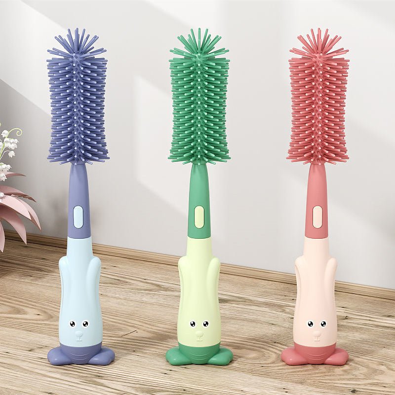 Food Grade 3 in 1 Baby Bottle Cleaning Brush-Grand Kitchen