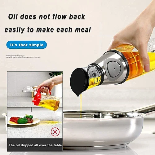Superior Glass Oil and Vinegar Dispenser-Grand Kitchen