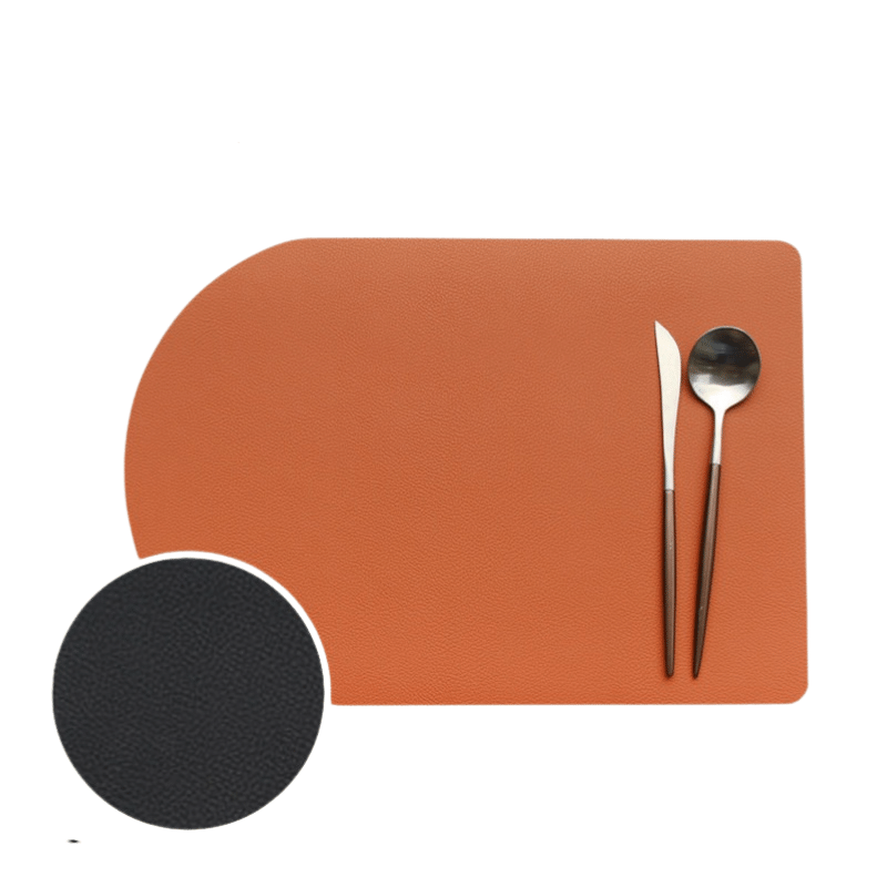 Placemat Washable Set Dual Side Tableware Pad Leather Heat Placemat-Grand Kitchen