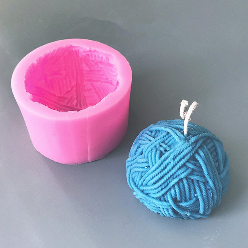 3D Wool Ball Silicone Mold-Grand Kitchen