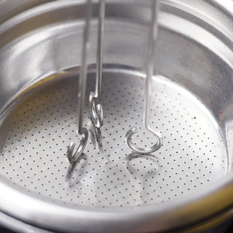 Wood Handle Stainless Steel Espresso Coffee Tamper Stirring Needle-Grand Kitchen