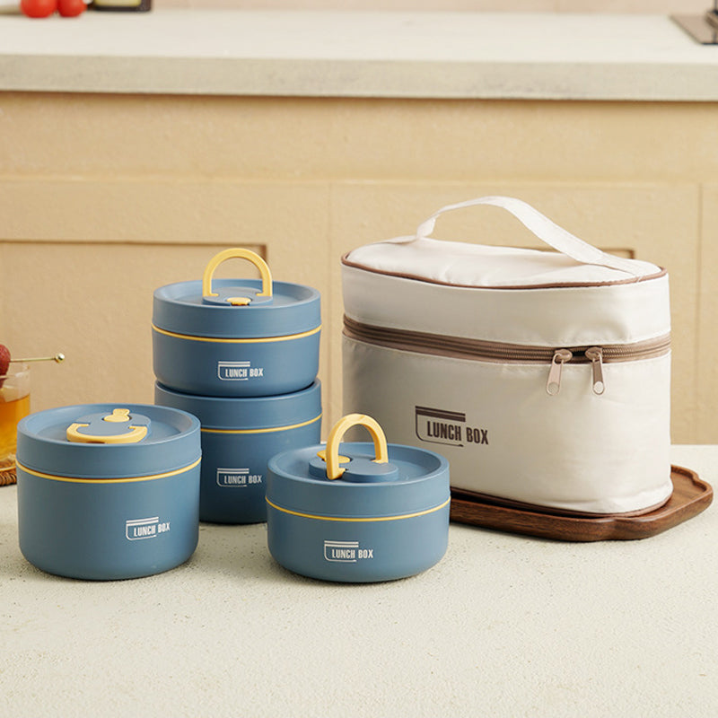 Portable Insulated Lunch Container Set-Grand Kitchen