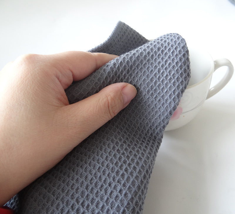 4pcs Cotton Table Napkins Cotton Kitchen Waffle Pattern Tea Towel-Grand Kitchen