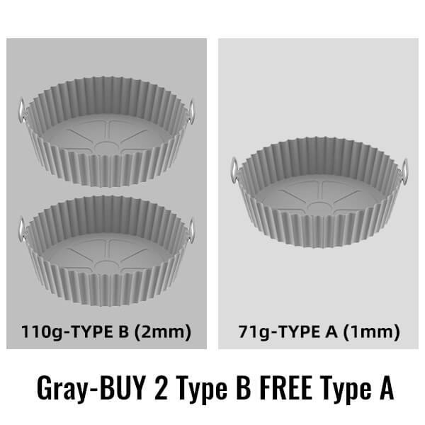 2022 New promation Air Fryer Silicone Baking Tray（100% Edible Silicone）-Grand Kitchen