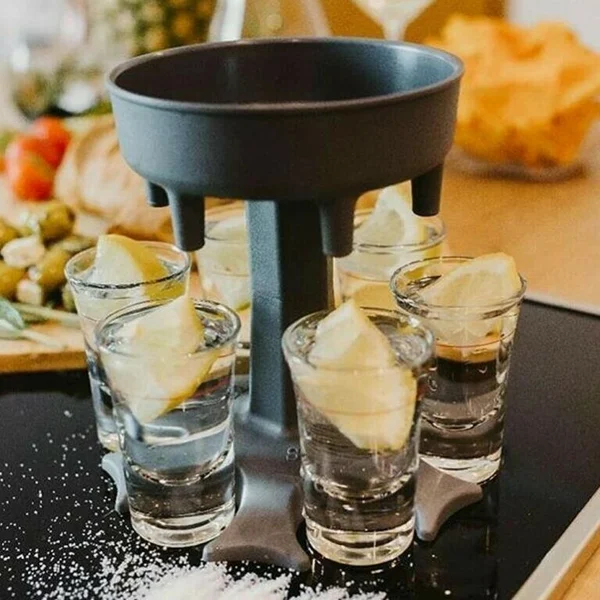 🥂6 Shot Glass Dispenser And Holder-Grand Kitchen