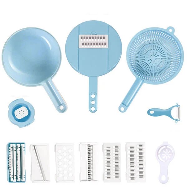 12Pcs/Sets Multi-Function Vegetable Slicer-Grand Kitchen