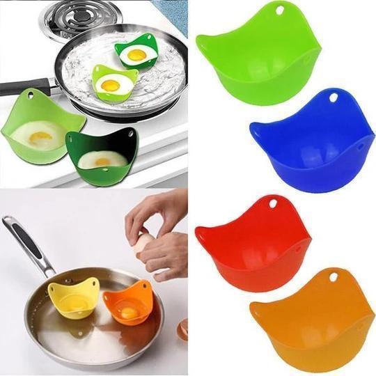 🥚🥚Easy Silicone Egg Poacher(4 Pcs)-Grand Kitchen