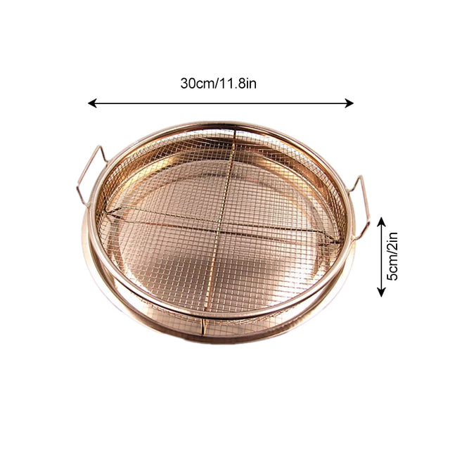 Stainless Steel Baking Tray Oil Frying Baking Pan Non-stick Grill-Grand Kitchen