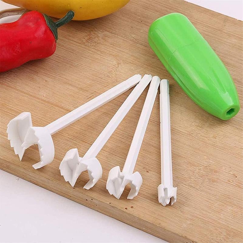 Hammer Style Hollow-Out Veggie Drill (1 Set)-Grand Kitchen
