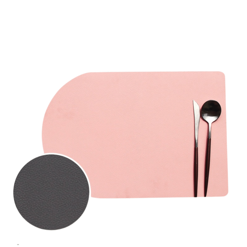 Placemat Washable Set Dual Side Tableware Pad Leather Heat Placemat-Grand Kitchen