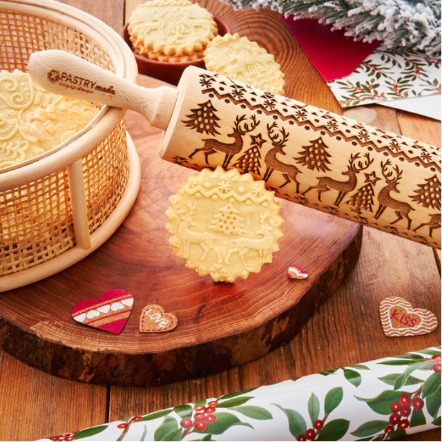 🎄2022 Hot Sale🔥Christmas Rolling Pin-Grand Kitchen
