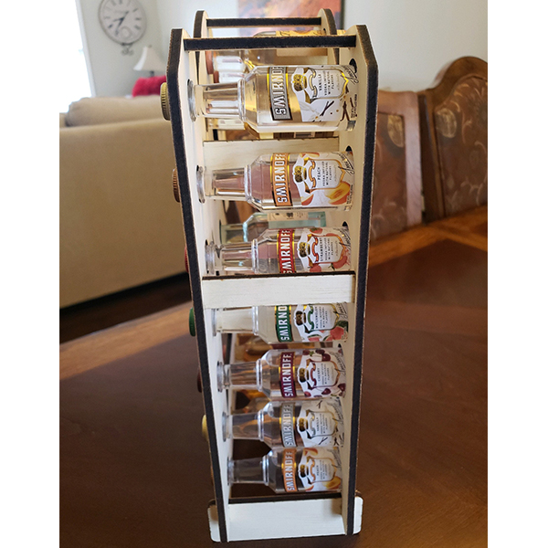 Birthday Mini Liquor Bottle Holder - 21st Birthday-Grand Kitchen