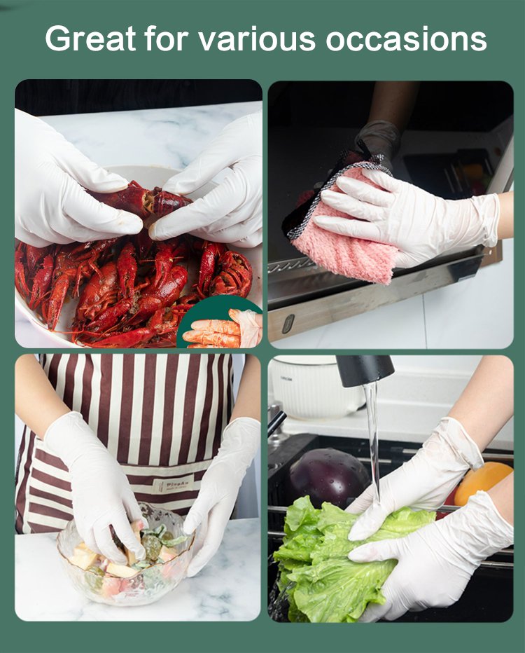 Flip top nitrile housework gloves-Grand Kitchen