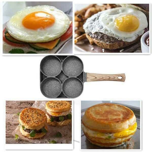 4-hole fried egg burger pan-Grand Kitchen