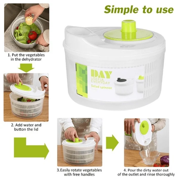 Manual Vegetable Dryer Strainer🥬-Grand Kitchen