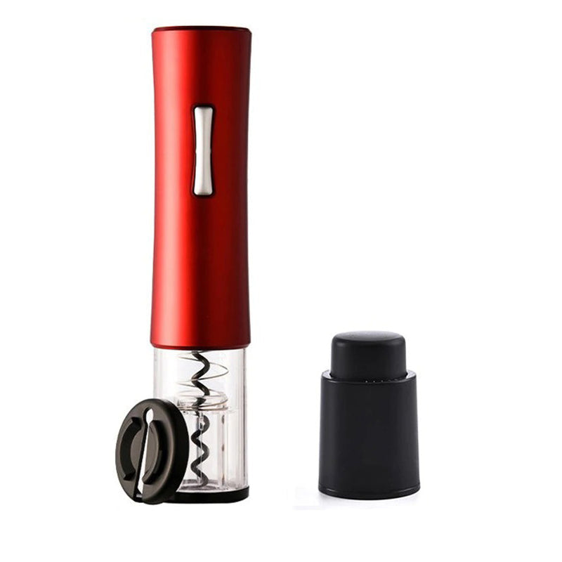 Automatic Bottle Opener for Wine Foil Cutter Electric Wine Jar Opener in Black or Red-Grand Kitchen