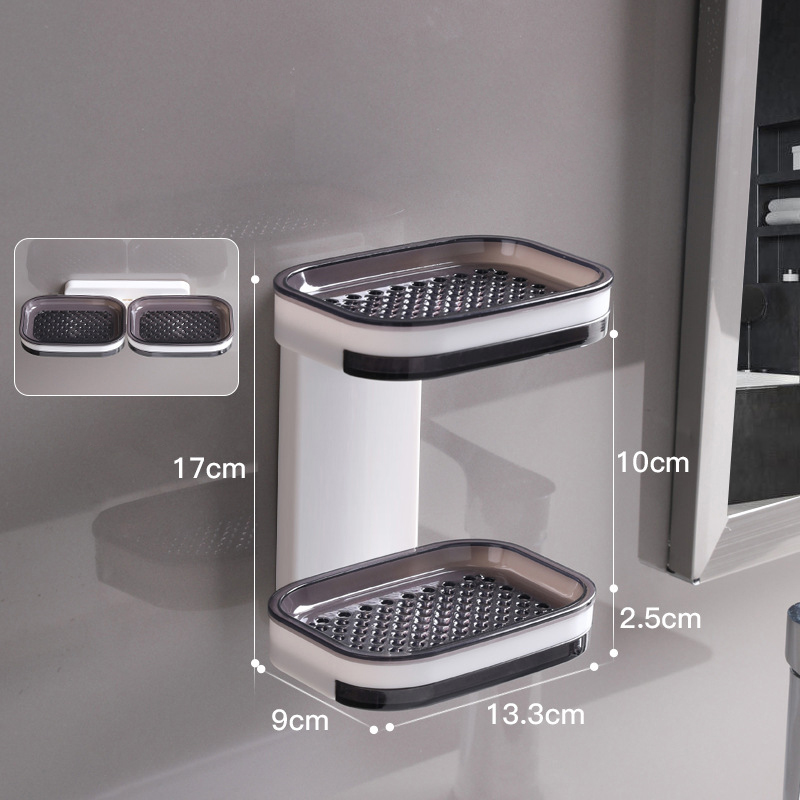 Double Soap Dish with Draining Tray-Grand Kitchen