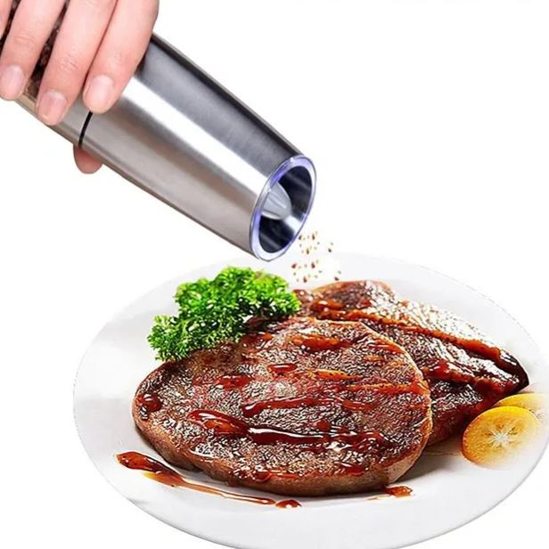 🥗Automatic Electric Gravity Induction Salt/Pepper Grinder-Grand Kitchen