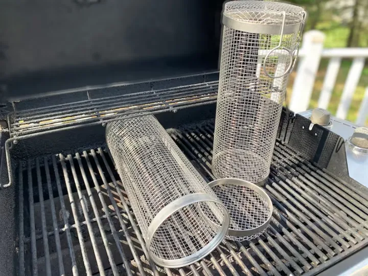 👨‍🍳BBQ Utdoor Grill Net / Barbecue Stainless Steel Wire Mesh Cylinder-Grand Kitchen