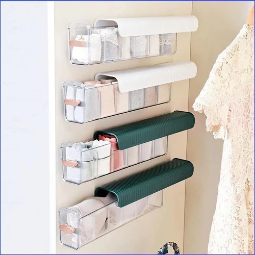 6 Cells Wall Mount Kitchen Bedroom Drawer Organizer-Grand Kitchen