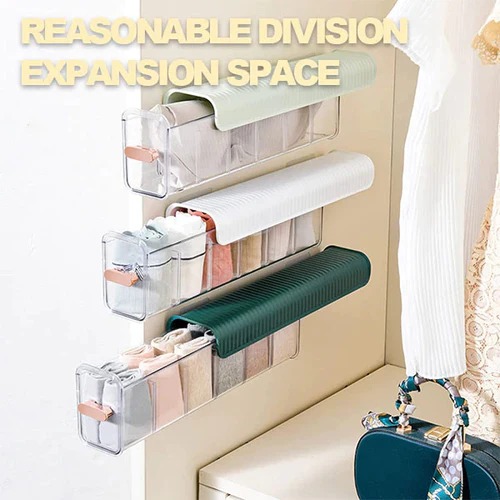 6 Cells Wall Mount Kitchen Bedroom Drawer Organizer-Grand Kitchen