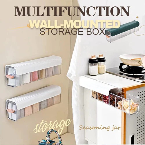 6 Cells Wall Mount Kitchen Bedroom Drawer Organizer-Grand Kitchen