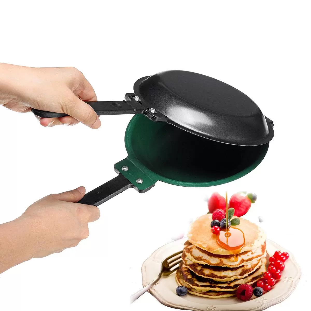 💕 Special Offer Hot Sale--DOUBLE SIDED NON-STICK FRYING PAN-Grand Kitchen