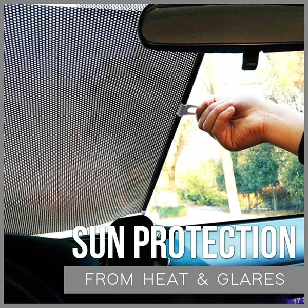 Retractable Window Roller Sunshade
