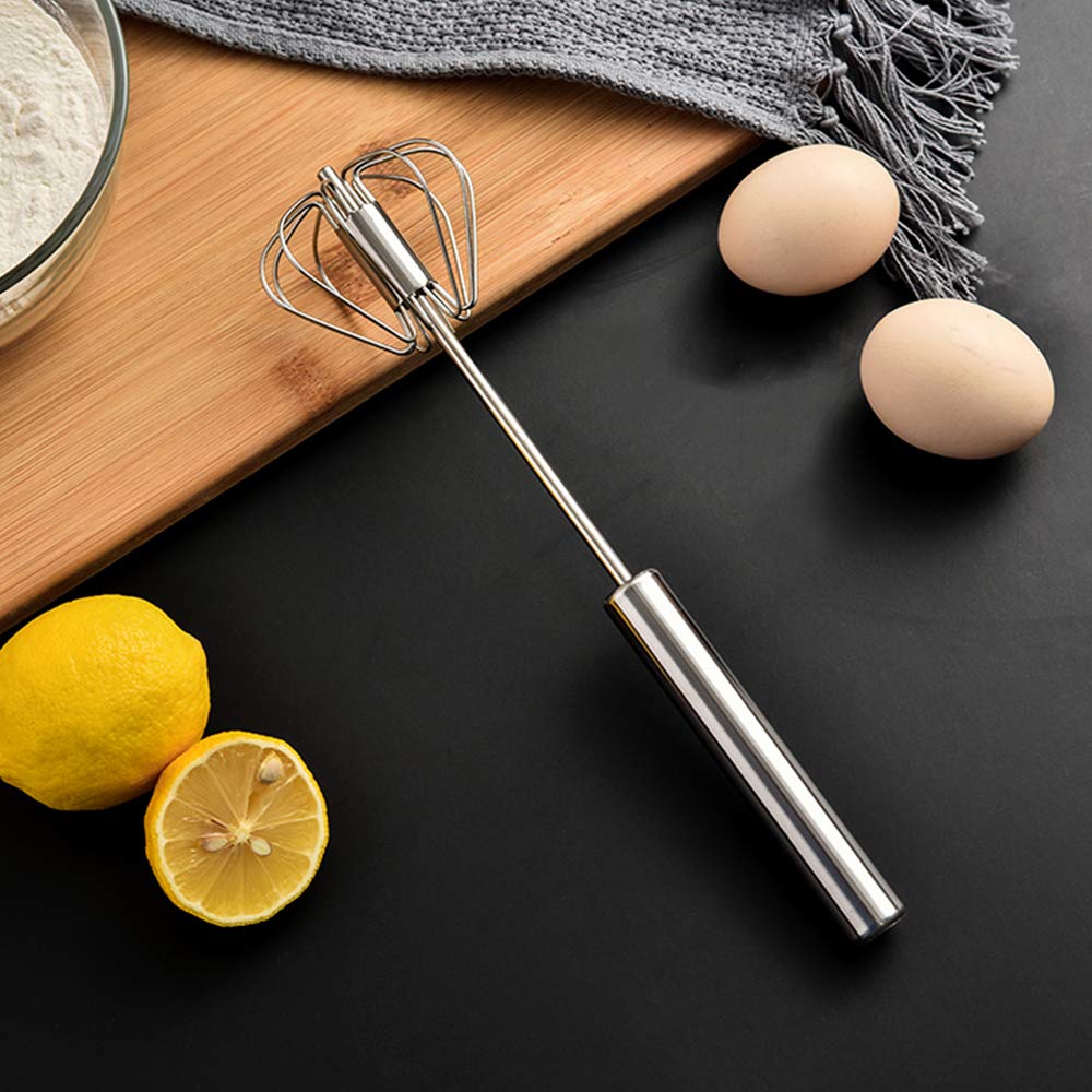 🧈🧈Stainless Steel Semi-Automatic Whisk 