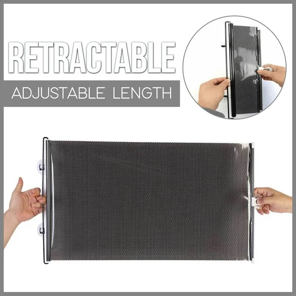 Retractable Window Roller Sunshade