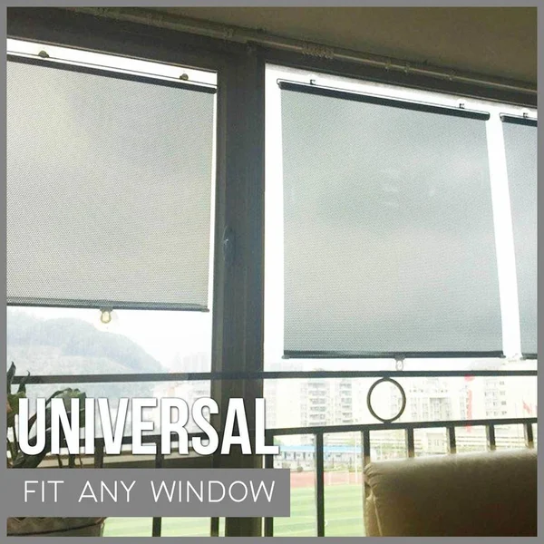 Retractable Window Roller Sunshade