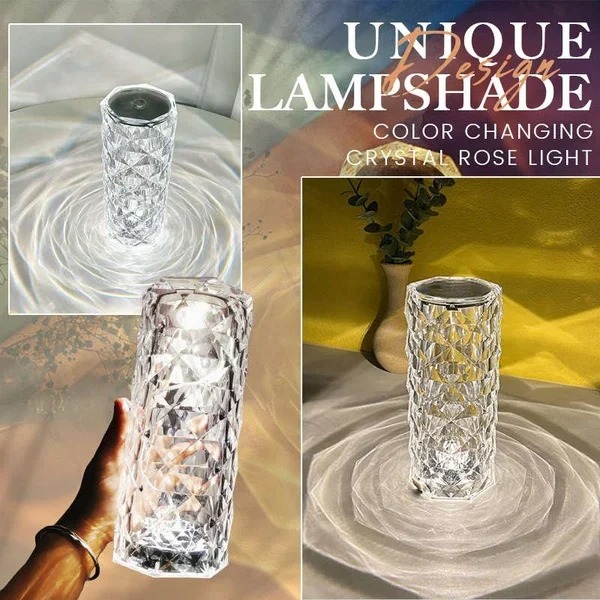 🔥Mother's Day Hot Sale- 40% OFF🎁Touching Control Rose Crystal Lamp