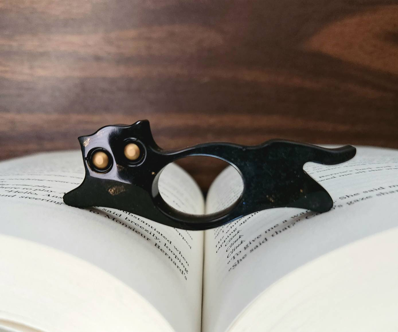 Handmade Critter Book Page Holder
