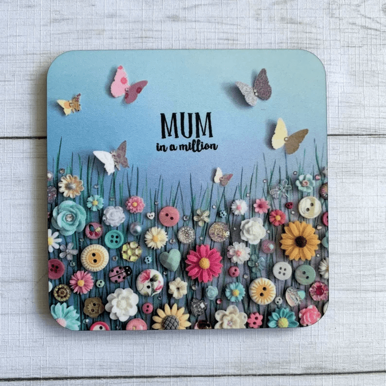 PRINTED Individual Mum Quote Coasters
