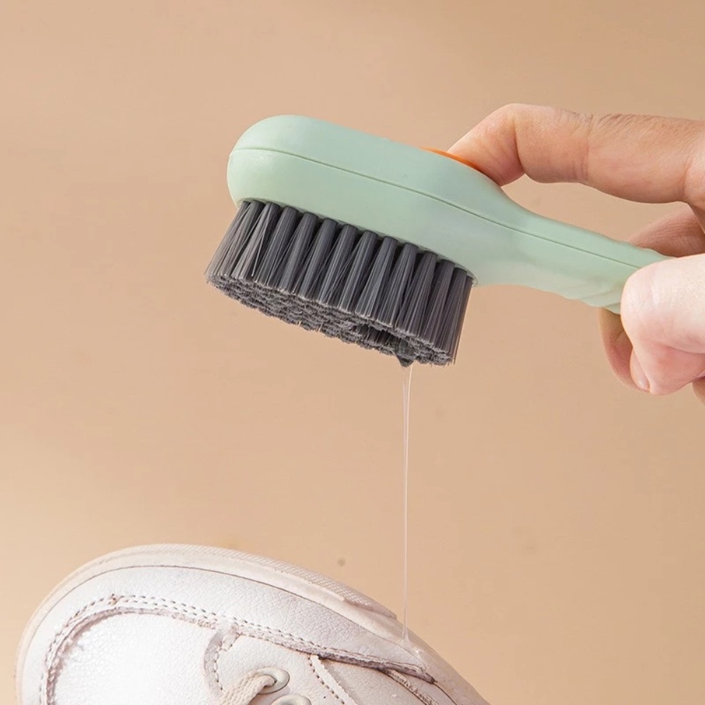 Multifunctional Shoe Brush With Liquid Box