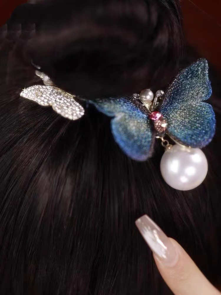 🌺Pearl Butterfly Hair Accessories