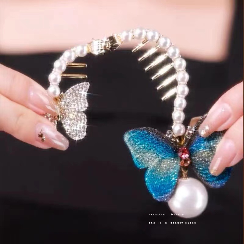 🌺Pearl Butterfly Hair Accessories