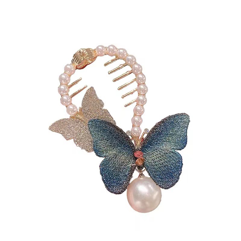 🌺Pearl Butterfly Hair Accessories