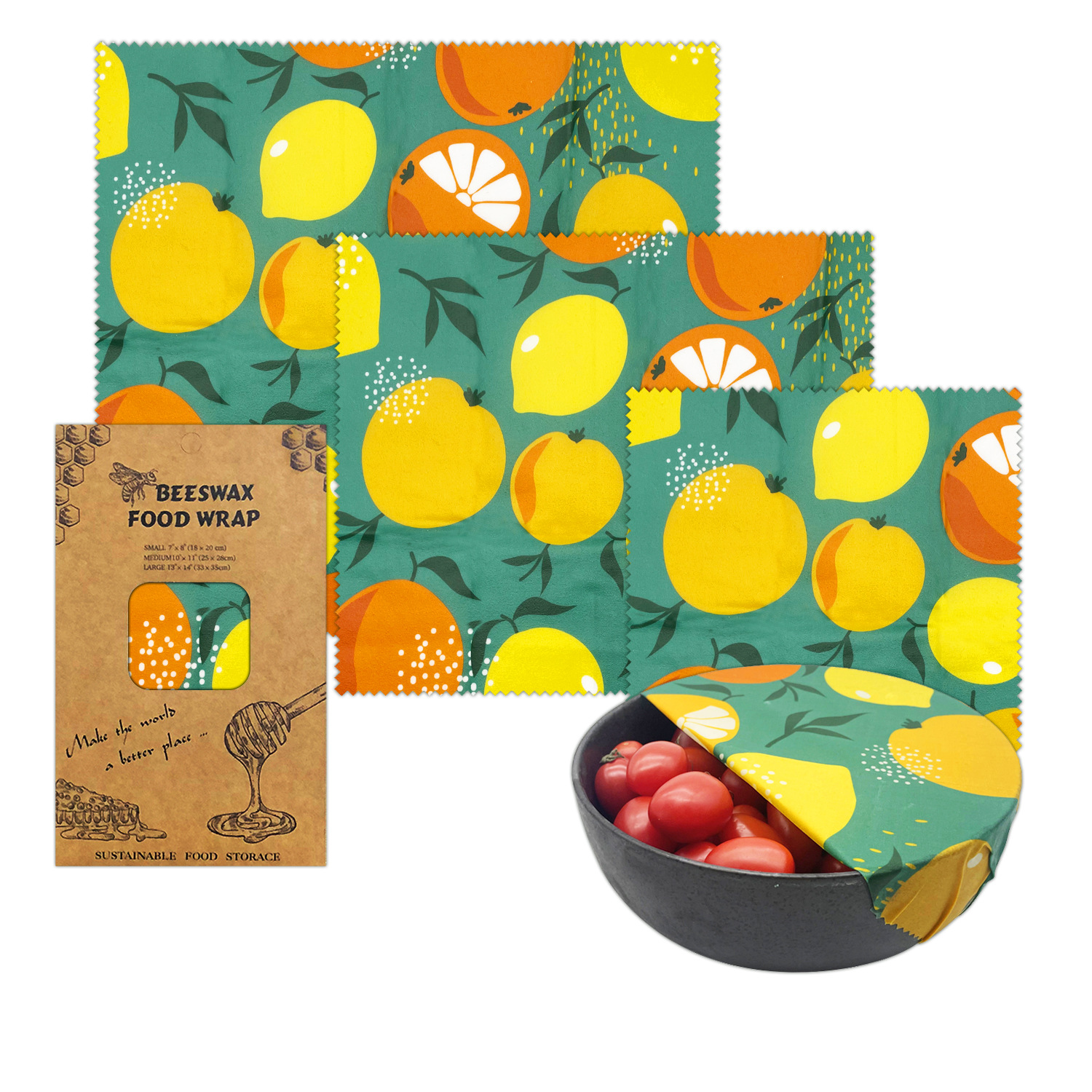 🍯Hot Sale-Beeswax Food Wraps