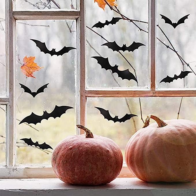 👻Halloween Bat Home Decorations（12PCS)