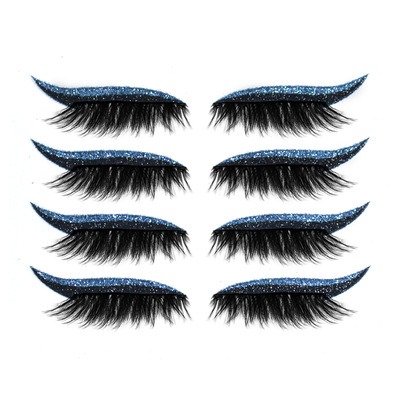 🎉Big Sale -40% OFF🎉Recyclable Sequin Sticker With False Eyelashes