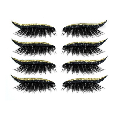 🎉Big Sale -40% OFF🎉Recyclable Sequin Sticker With False Eyelashes