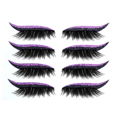🎉Big Sale -40% OFF🎉Recyclable Sequin Sticker With False Eyelashes