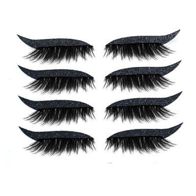 🎉Big Sale -40% OFF🎉Recyclable Sequin Sticker With False Eyelashes