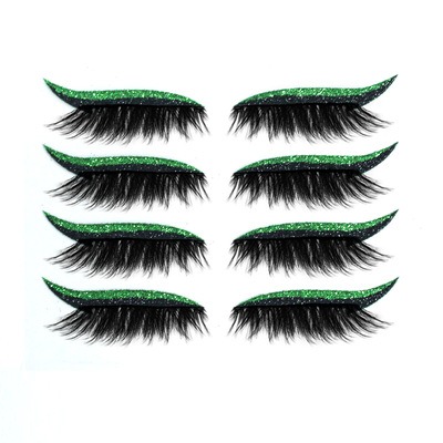 🎉Big Sale -40% OFF🎉Recyclable Sequin Sticker With False Eyelashes
