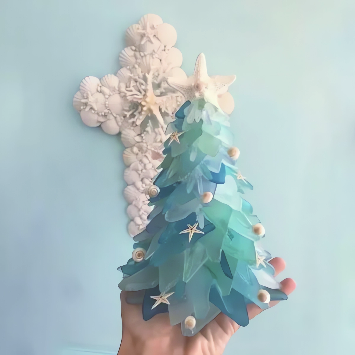 🎄Christmas Tree Craft🌊