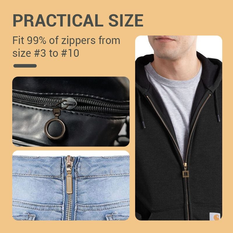 🔥Mother's Day Hot Sale-🌸Tool-Free Detachable Stylish Zipper 