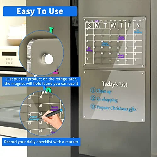 Magnetic Fridge Calendar📅