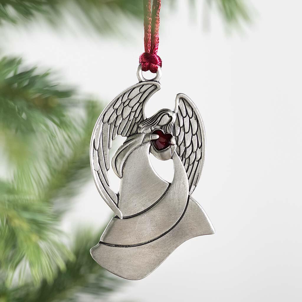 Solid Pewter Christmas Tree Ornament - BUY 5 FREE SHIPPING